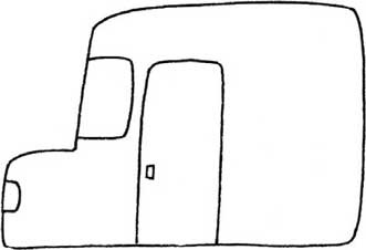 大巴车简笔画
