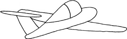 飞机简笔画