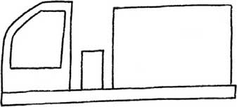 吊车简笔画