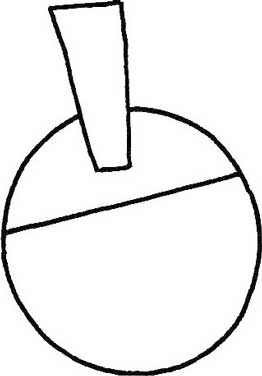 乒乓球简笔画