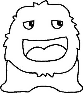 怪物简笔画
