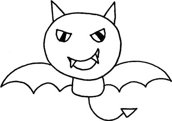 恶魔简笔画
