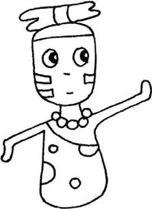 野人简笔画