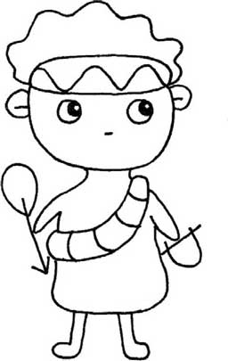 野人简笔画