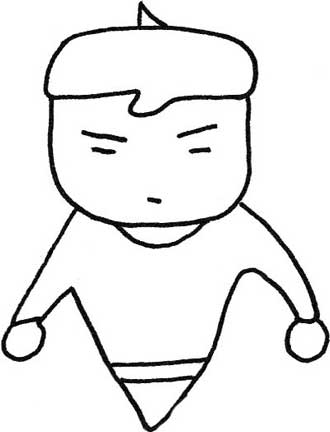 超人简笔画