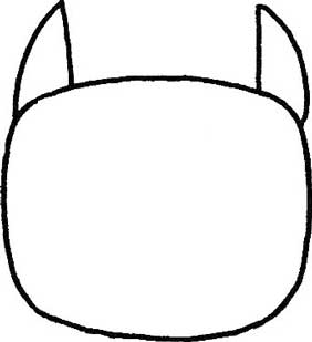 蝙蝠侠简笔画
