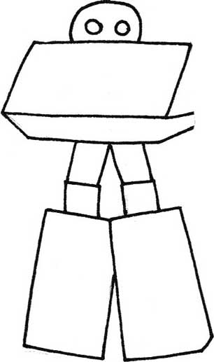 变形金刚简笔画
