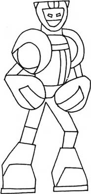 变形金刚简笔画