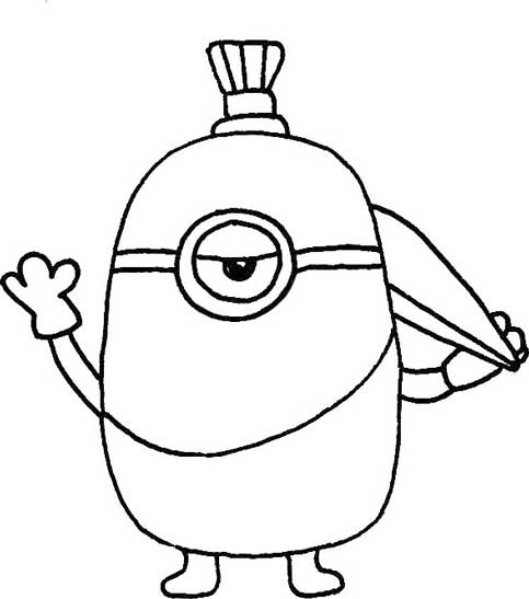 小黄人简笔画