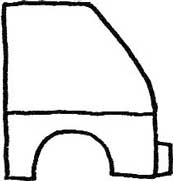 垃圾车简笔画