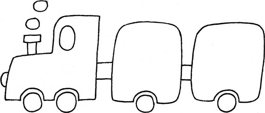 火车简笔画