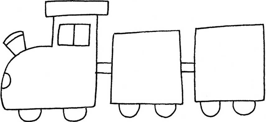 火车简笔画