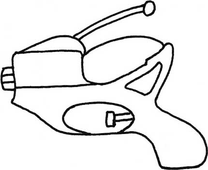 水枪简笔画