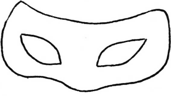 面具简笔画