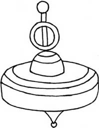 陀螺简笔画