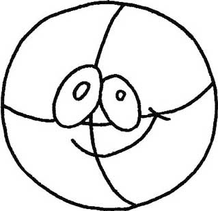 篮球简笔画