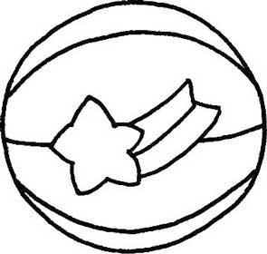 篮球简笔画