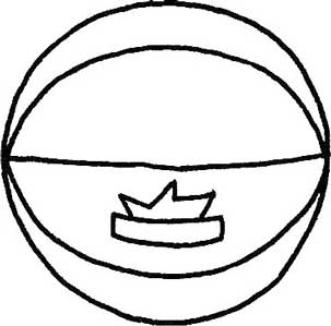 篮球简笔画