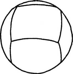 排球简笔画