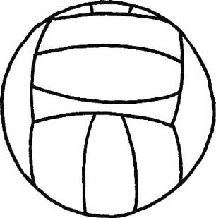 排球简笔画