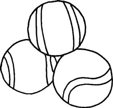 网球简笔画