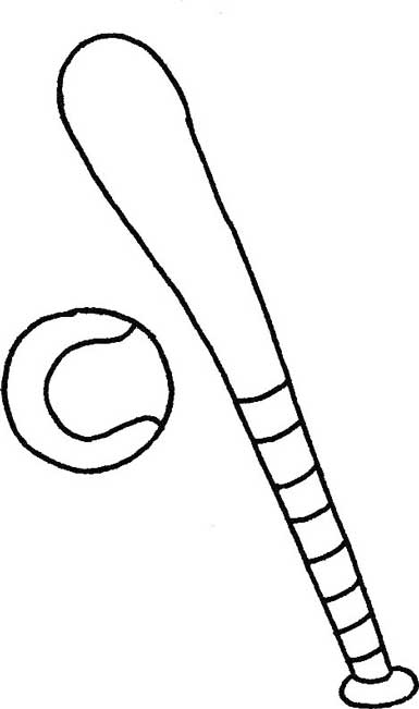 棒球简笔画
