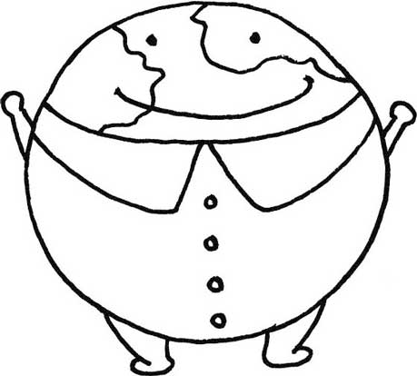 地球简笔画