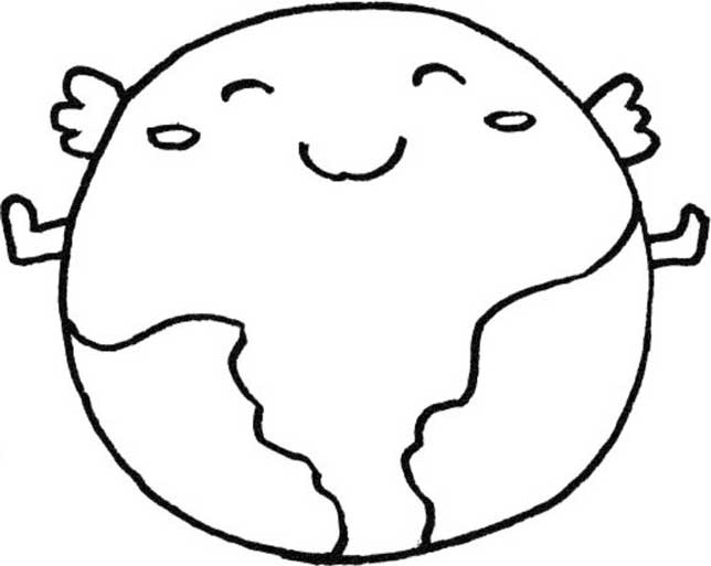 地球简笔画