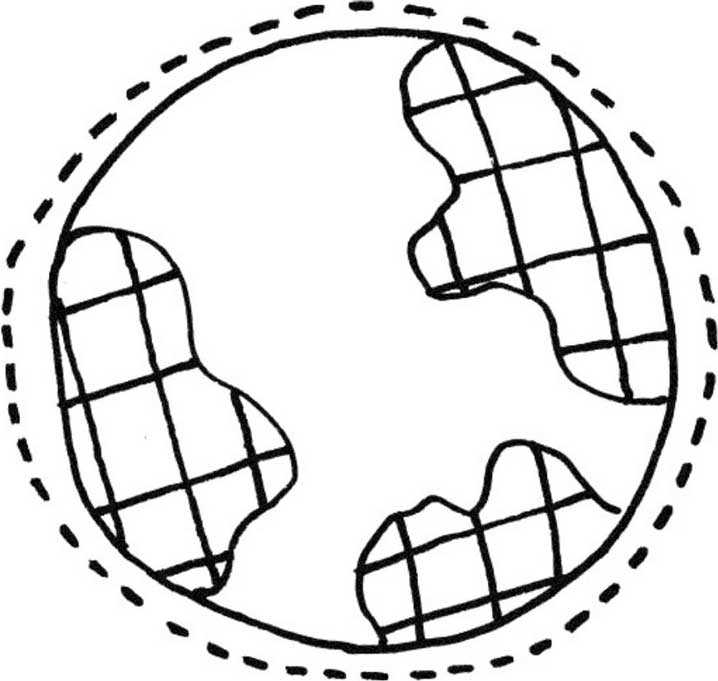 地球简笔画