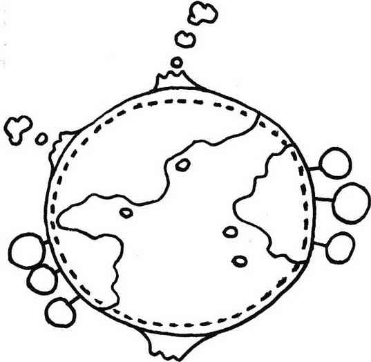 地球简笔画