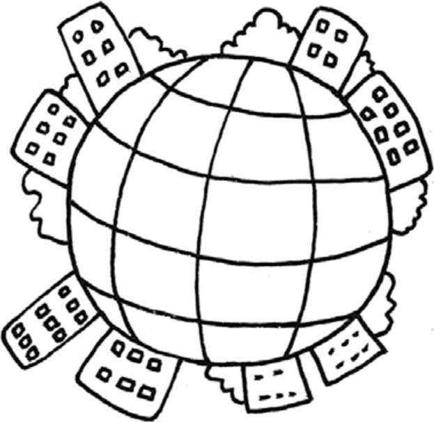地球简笔画