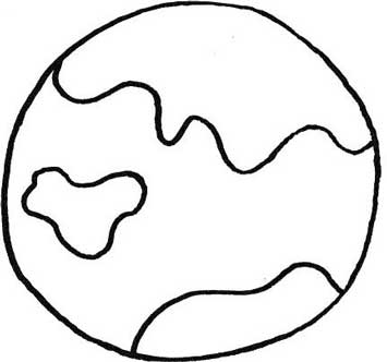 地球简笔画