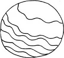水星简笔画