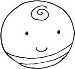 木星简笔画