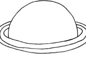 土星简笔画