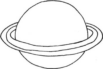 土星简笔画