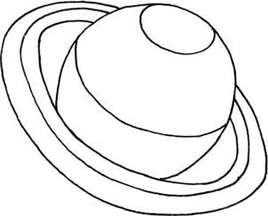 土星简笔画