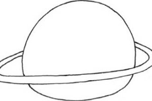 天王星简笔画