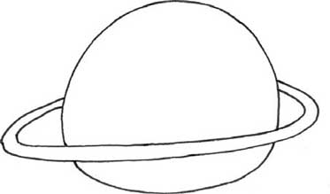 天王星简笔画