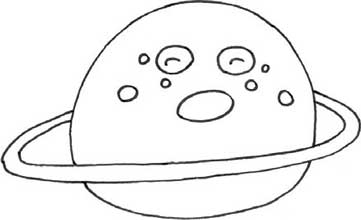 天王星简笔画