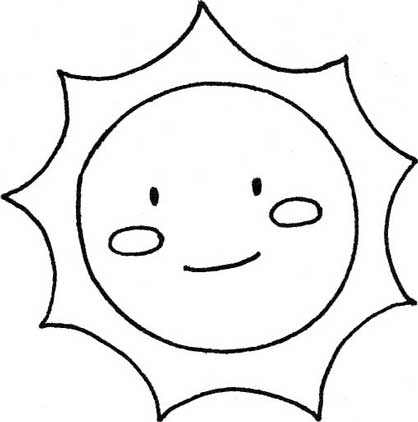 太阳简笔画