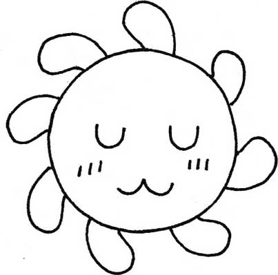 太阳简笔画