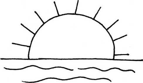 太阳简笔画