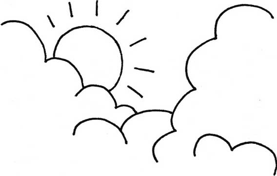 太阳简笔画