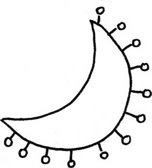 月亮简笔画