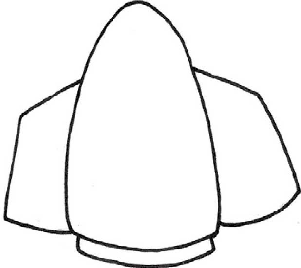 太空船简笔画