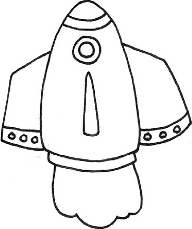 太空船简笔画