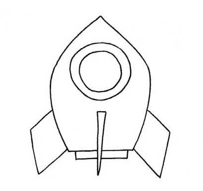 火箭简笔画