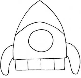 火箭简笔画
