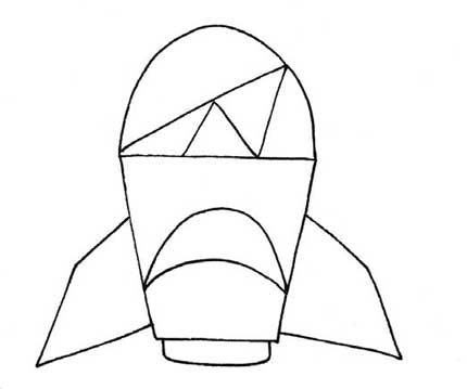 火箭简笔画